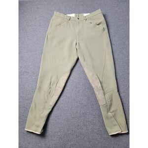 Pytchley Breeches Pants Men's 34 Tan Horse Riding Equestrian Ankle Knee Patch